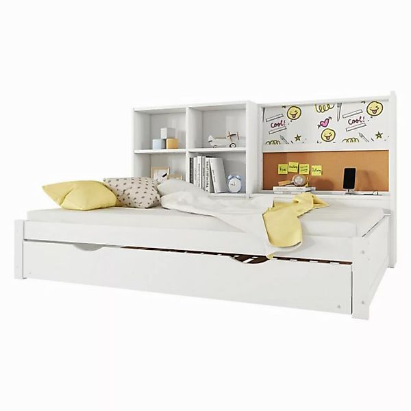 HAUSS SPOLE Kinderbett 90*200cm mit ausziehbarem Bett, usb-Ladeanschluss, S günstig online kaufen