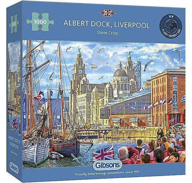 GIBSONS Puzzle Puzzle Albert Dock, Liverpool 1000 Teile, Puzzleteile günstig online kaufen