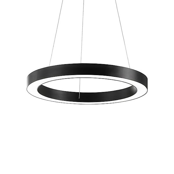Ideal Lux LED-Hängeleuchte Oracle, Ø 60 cm, schwarz, 3.000 K günstig online kaufen