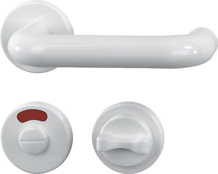 Alpertec Türgriff Alpertec WC-Rosettengarnitur Wanda Kunststoff günstig online kaufen