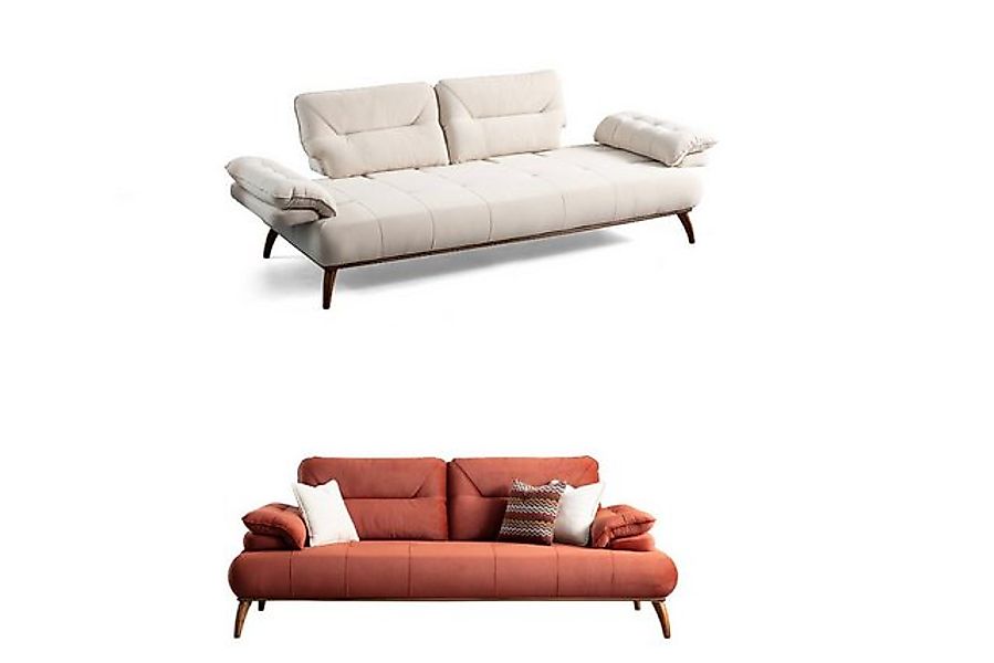 Villa Möbel Polstergarnitur Hazel Duo, (Set, 2-tlg), mit Relax-/Bettfunktio günstig online kaufen