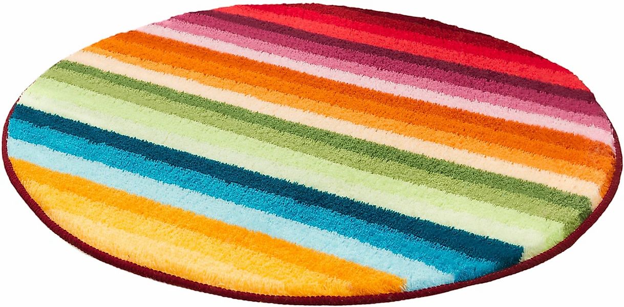 MEUSCH Badematte "Funky" Höhe 18 mm rutschhemmend beschichtet fußbodenheizu günstig online kaufen