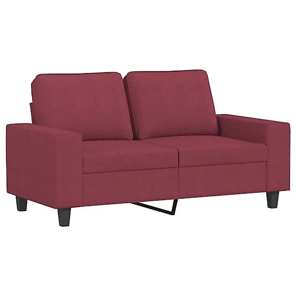 vidaXL 2-Sitzer-Sofa Weinrot 120 cm Stoff 359389 günstig online kaufen