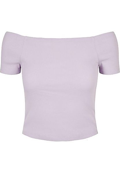 URBAN CLASSICS T-Shirt Urban Classics Damen Ladies Off Shoulder Rib Tee (1- günstig online kaufen