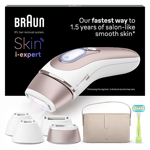 Braun IPL-Haarentferner »Smart Skin i·expert PL7387«, 4 Aufsätze für Gesich günstig online kaufen