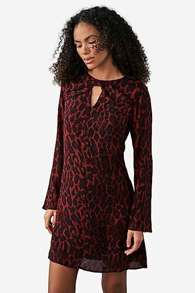 Next Minikleid Langärmeliges Minikleid mit Rollkragen günstig online kaufen