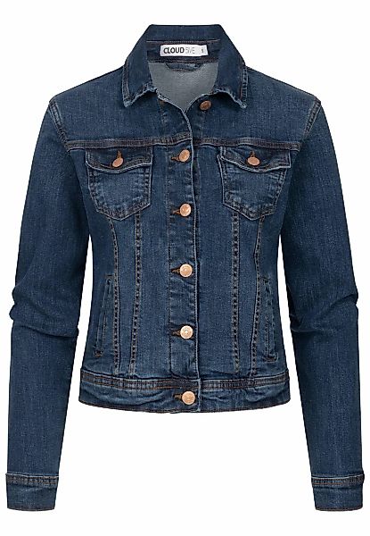 CLOUD 5IVE Jeansjacke "CLOUD 5IVE Damen Jeans Jacke" 1 Stk. tlg. ohne Kapuz günstig online kaufen