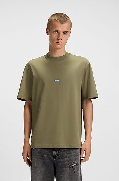 HUGO Blue T-Shirt Nieros mit Logo-Patch günstig online kaufen