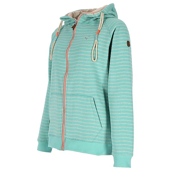 modAS Kapuzensweatjacke Damen Sweatjacke Streifen mit günstig online kaufen
