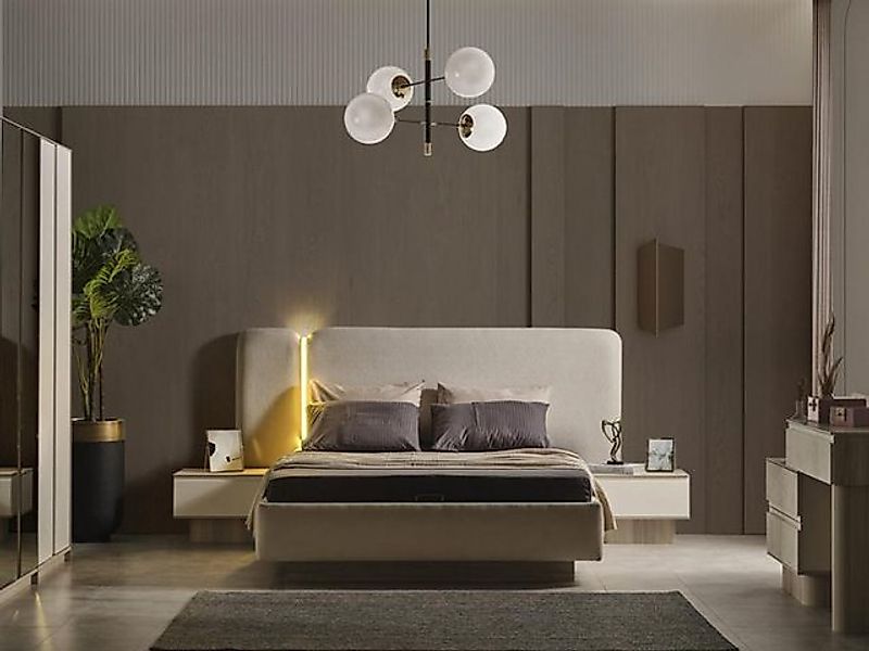 Xlmoebel Bett Set mit modernem, luxuriösem Design aus Holz für das Schlafzi günstig online kaufen