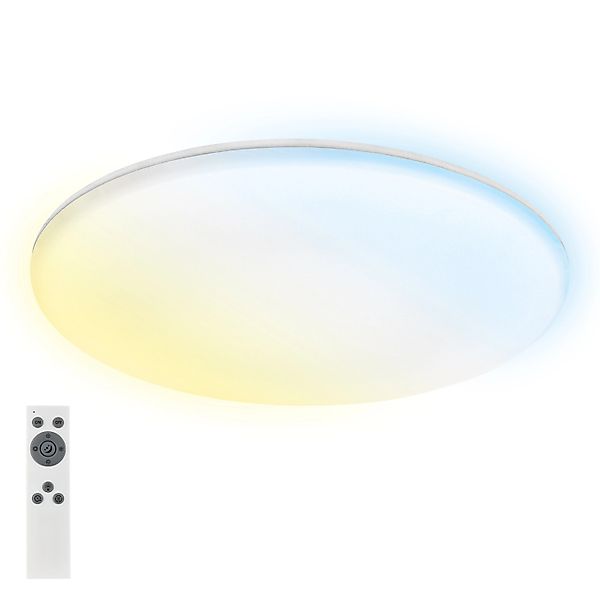 Briloner LED Badleuchte IP54 Dimmbar CCT Fernbedienung 35 cm Weiß günstig online kaufen