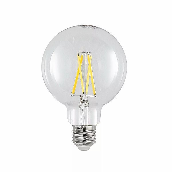 LED-Lampe E27 8W 2.700K G95 Globe klar 2er-Set günstig online kaufen