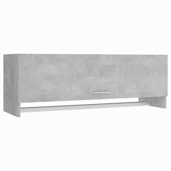 furnicato Kleiderschrank Betongrau 100x32,5x35 cm Holzwerkstoff (1-St) günstig online kaufen