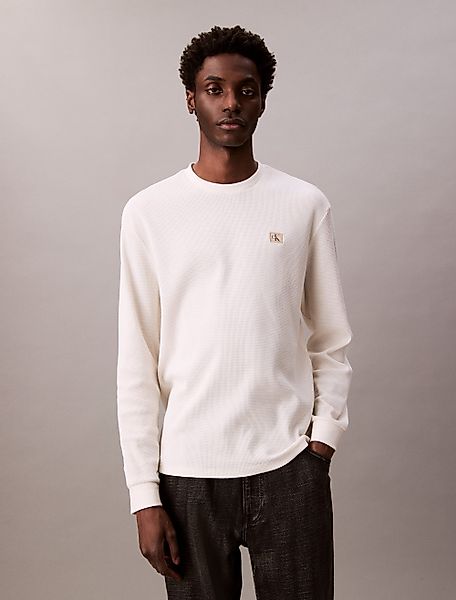 Calvin Klein Jeans Langarmshirt Mit Rundhalsausschnitt günstig online kaufen