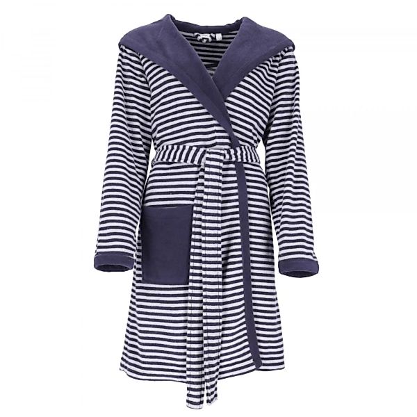 Esprit Bademäntel Damen Kapuze Striped Hoody - Farbe: Navy blue - 0008 - L günstig online kaufen