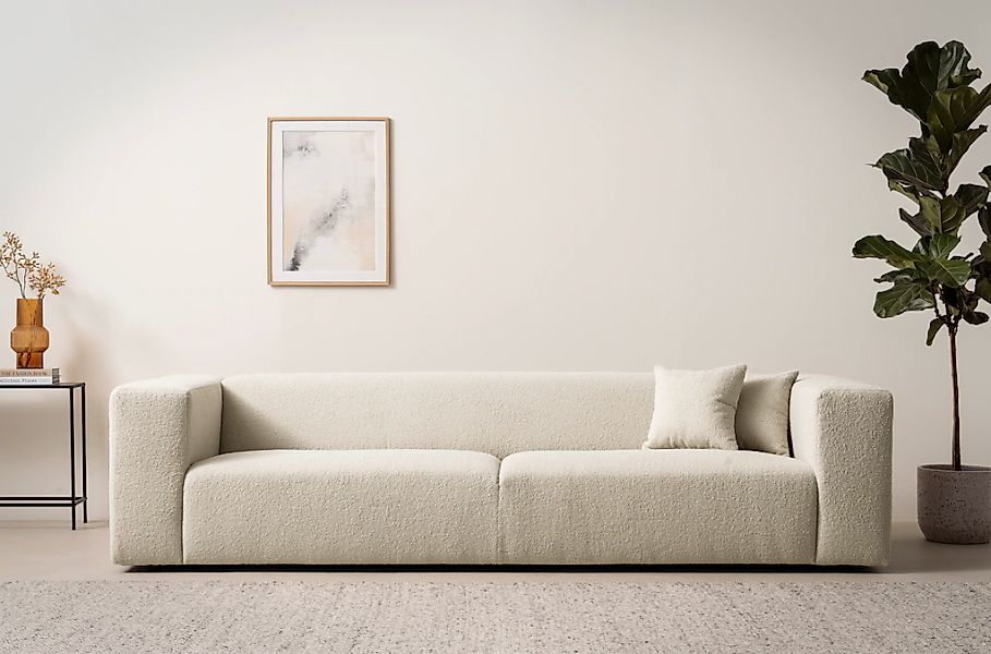 Home affaire 3-Sitzer "BAKELS, Couch in Cord oder Boucle-Stoff, Sofa im mod günstig online kaufen