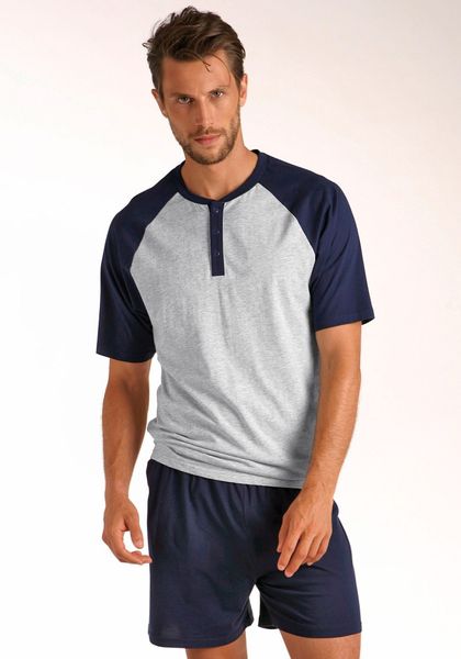le jogger Pyjama Packung, 2 Stück, 4 Stk. tlg., in kurzer Form, mit Raglanä günstig online kaufen