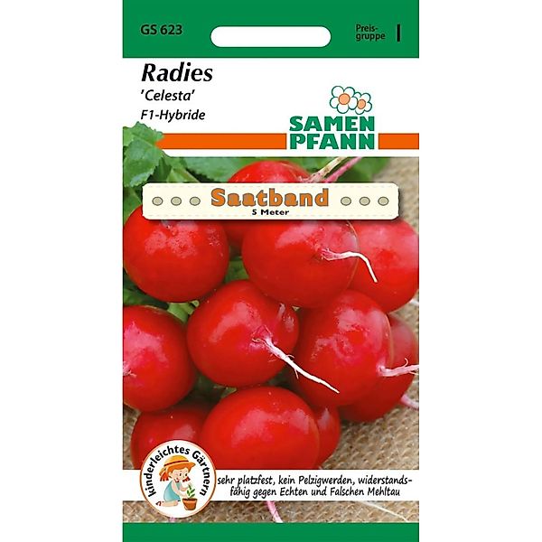 SAMEN PFANN Radies Celesta F1 Saatband günstig online kaufen