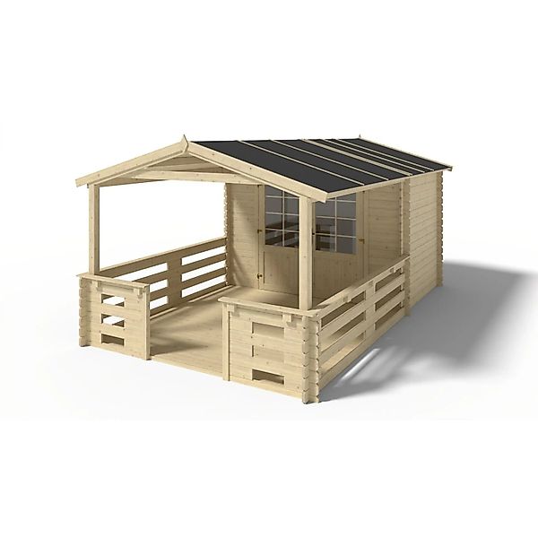 Altanka Gartenhaus   Gerätehaus    3x2 m mit Anbau 3x1.76 m   15 m²   DOM42 günstig online kaufen