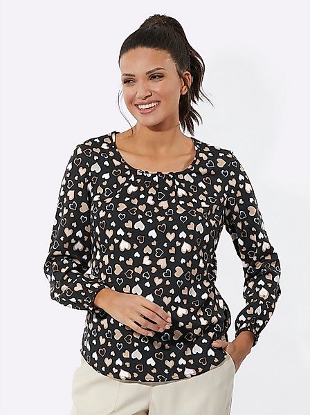 Sieh an! Klassische Bluse Schlupfbluse . günstig online kaufen
