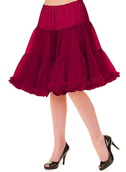 Banned Unterrock Walkabout Bordeaux Burgundy Rockabilly günstig online kaufen