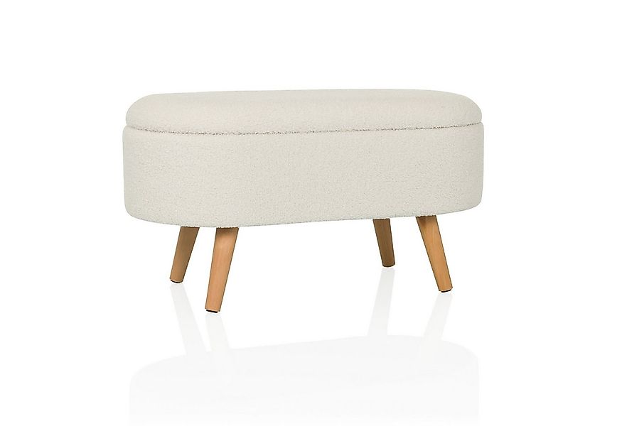 hjh LIVING Polsterbank Sitzbank STORIANO Stoff (1-St), Sitzbank in Bouclé-O günstig online kaufen