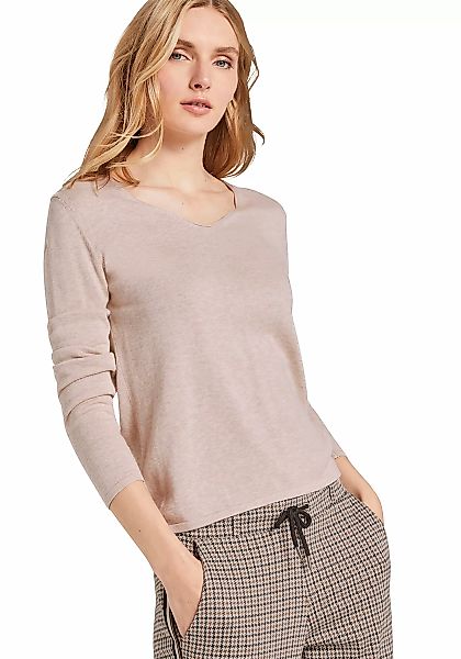 TOM TAILOR Strickpullover Dünner Strickpullover Basic V-Ausschnitt Stretch günstig online kaufen