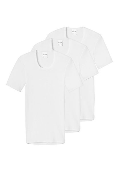 Schiesser Unterhemd 3er Pack Original Classics Doppelripp (Spar-Set, 3-St) günstig online kaufen