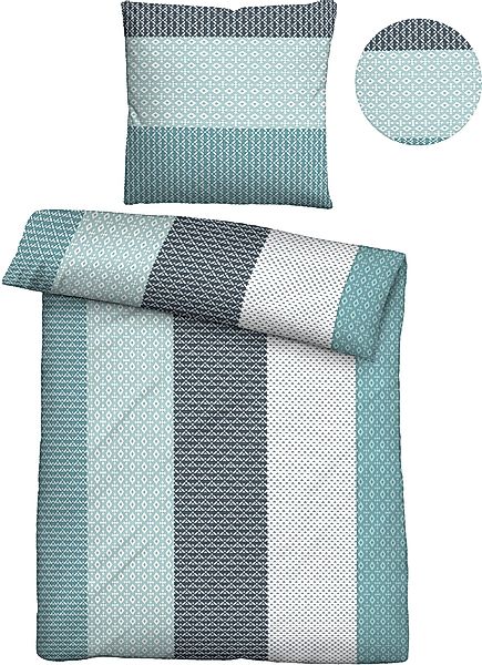 Castell - Markenbettwäsche Bettwäsche Amira, Seersucker, günstig online kaufen