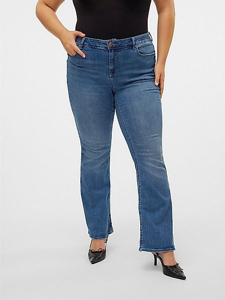 Vero Moda Curve Bootcut-Jeans VMCFLASH MR FLARED JEANS LI347 GA CUR günstig online kaufen