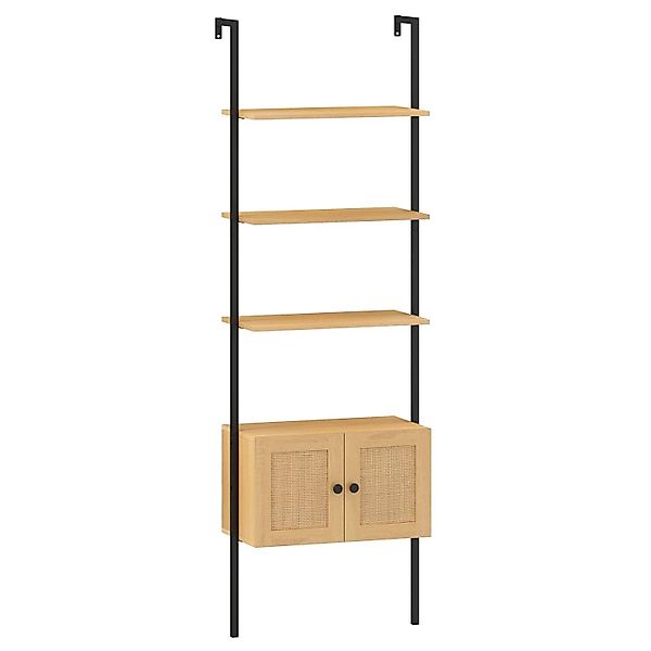 Costway 5-stöckiges Leiterregal Bücherregal 60 x 31 x 184cm Natur günstig online kaufen