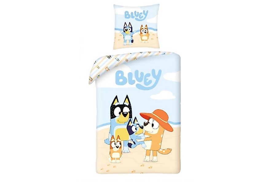 Bluey Bettwäsche für Kinder – Bettbezug 140x200 cm + Kissenbezug 60x70 cm günstig online kaufen