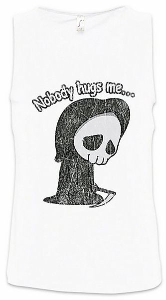 Urban Backwoods Tanktop Nobody Hugs Me Ärmelloses T-Shirt Halloween Horror günstig online kaufen