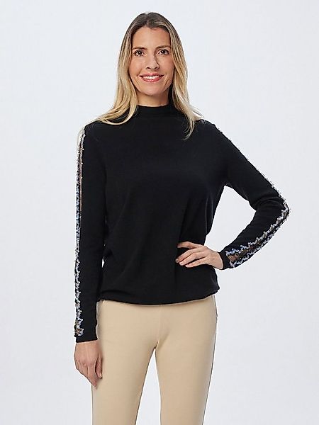 MONACO blue Strickpullover Sweater figurumspielend mit atemberaubenden Pail günstig online kaufen