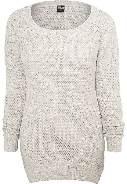 URBAN CLASSICS Sweatshirt Urban Classics Damen Ladies Long Wideneck Sweater günstig online kaufen