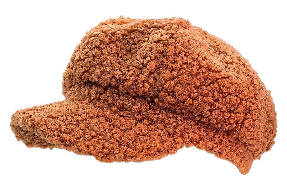 dy_mode Ballonmütze Schirmmütze Damen Unifarbe Ballonmütze Flauschige Kappe günstig online kaufen