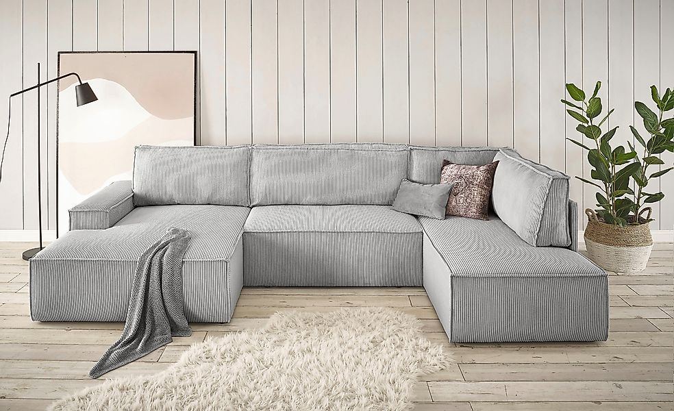 Home affaire Wohnlandschaft SHERWOOD 329 cm, günstig online kaufen