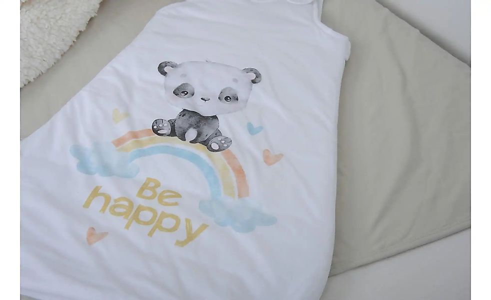 Herding Schlafsack  Regenbogen Panda ¦ mehrfarbig ¦ 100% Baumwolle ¦ Maße ( günstig online kaufen