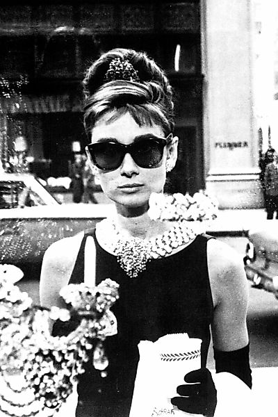 queence Acrylglasbild "Audrey Hepburn", Schwarz-Weiß-Stars-Frau-Portrait-Fo günstig online kaufen