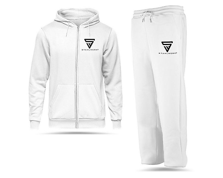STAHLWERK Jogginganzug Jogginganzug Weiß Größe XL Tracksuit, Jogger (Packun günstig online kaufen
