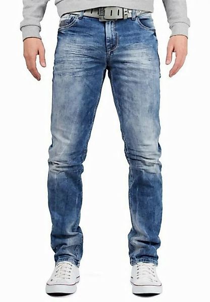 Cipo & Baxx 5-Pocket-Jeans Hose BA-CD319 (1-tlg) mit lässiger Stonewashed W günstig online kaufen