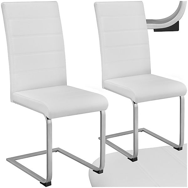 tectake Esszimmerstuhl Set Schwingstuhl (Set, 2 günstig online kaufen