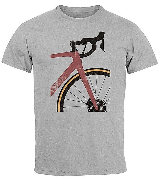 Neverless Print-Shirt Herren T-Shirt Fahrrad Bike Radfahrer Sommer Outdoor günstig online kaufen