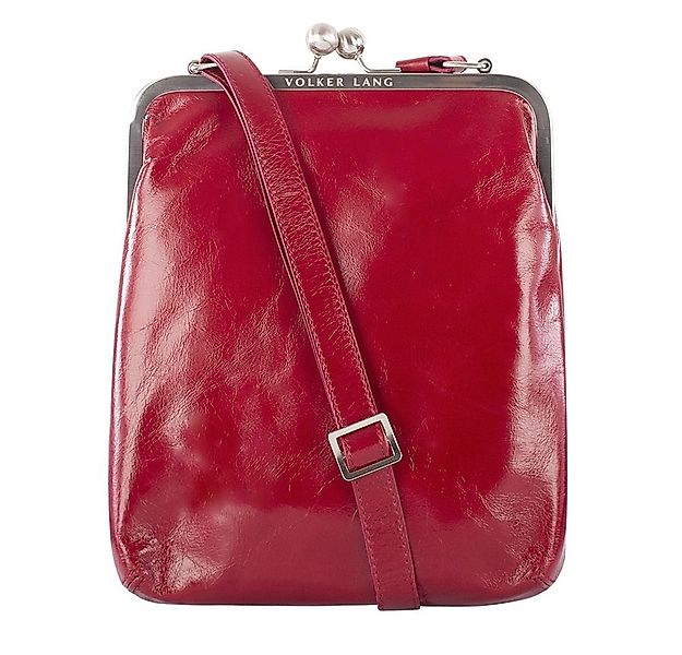 VOLKER LANG Schultertasche LOLA  Elegante Damen Bügeltasche aus italienisch günstig online kaufen