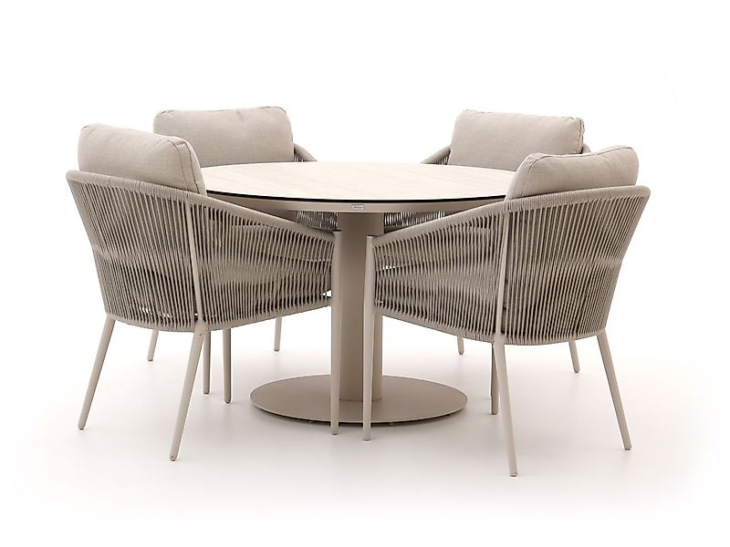 Bellagio Mineo/La Fonte ø120cm Gartenmöbel-Set 5-teilig günstig online kaufen