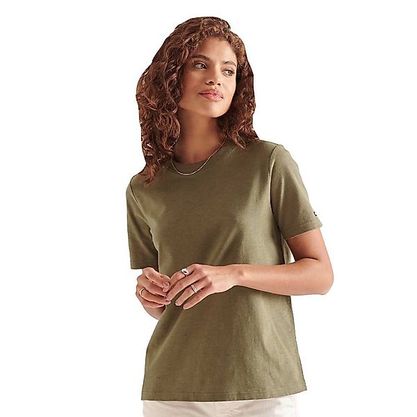 Superdry Authentic Cotton Kurzarm T-shirt XL Moss Khaki günstig online kaufen