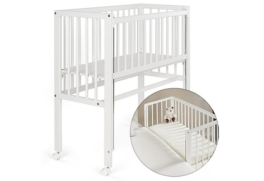Fillikid Beistellbett Vario 2in1 - Weiß, 2-tlg., Stubenwagen auch für Boxsp günstig online kaufen