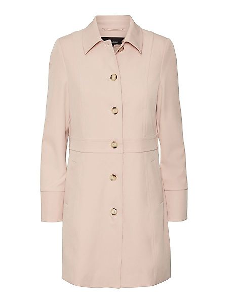 VERO MODA Lange Mantel Damen Pink günstig online kaufen