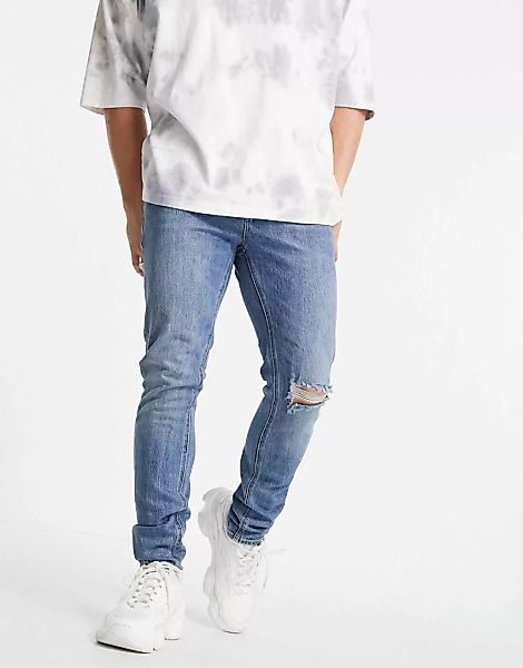 ASOS DESIGN – Cone Mill Denim – American Classic-Jeans mit engem Schnitt un günstig online kaufen