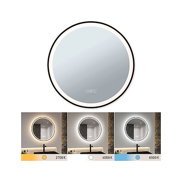 Paulmann "LED Leuchtspiegel Mirra IP44 White Switch 750lm 230V 11,5W dimmba günstig online kaufen